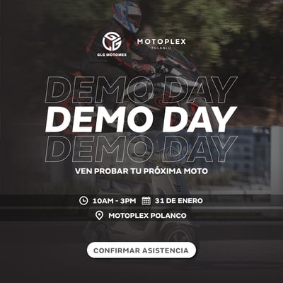 Demo Day en Motoplex Polanco: este 31/01 vení a probar tu próxima moto